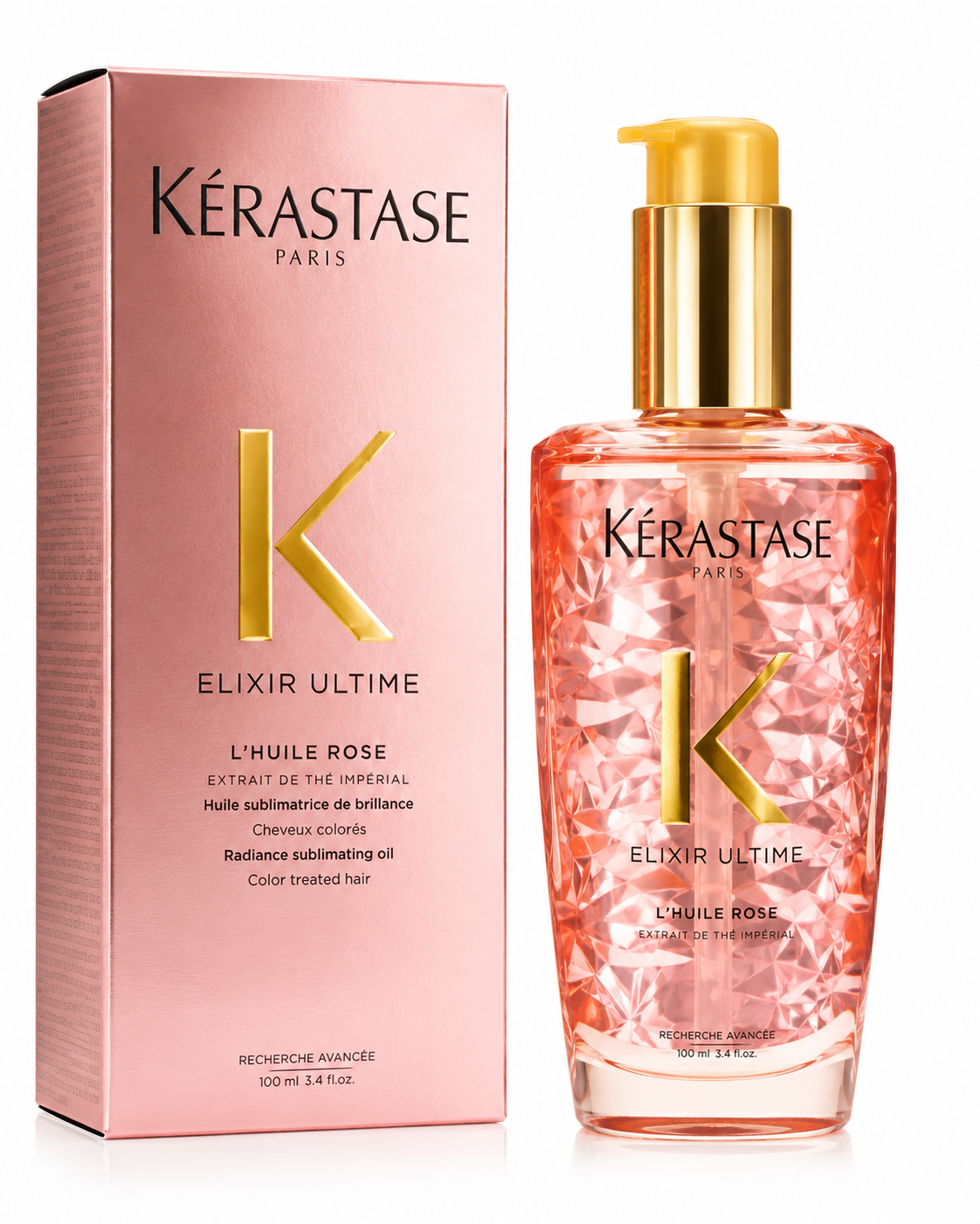 Kérastase Elixir Ultime L’Huile Rose Hair Oil Serum 3.4 fl oz / 100 ml