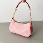COACH Teri Shoulder Bag CAL51 Pink Signature Canvas