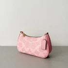 COACH Teri Shoulder Bag CAL51 Pink Signature Canvas