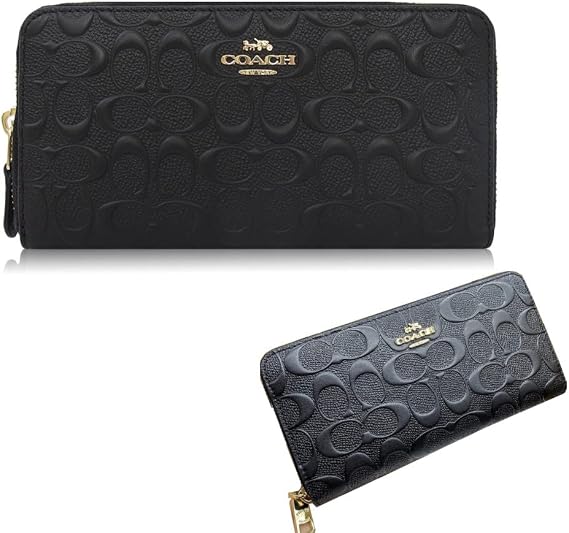 Coach F53834 Long Zip Around Wallet | Signature Leather