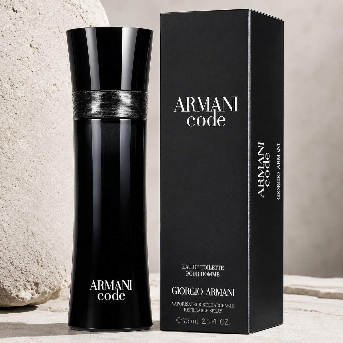 Giorgio Armani Code Eau de Toilette for Men – 2.5 fl oz