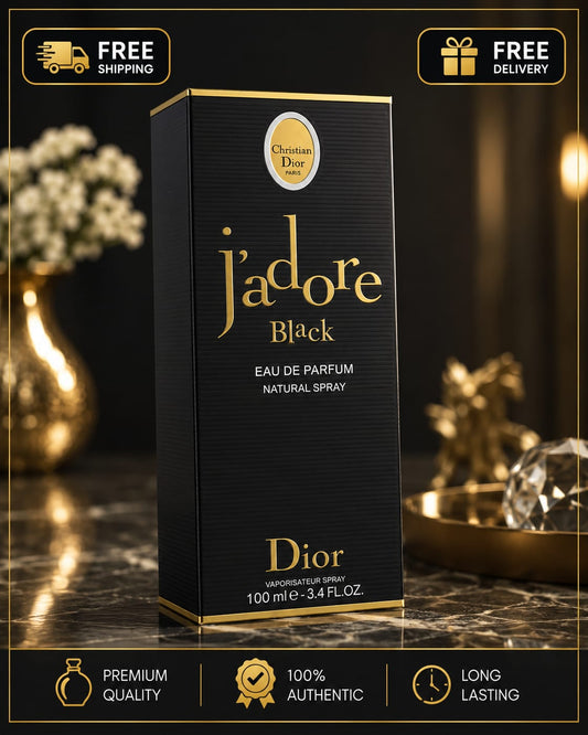 Christian Dior J’adore Black Eau de Parfum Natural Spray – 3.4 oz / 100 ml