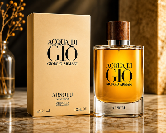Acqua di Giò Absolu Eau de Parfum for Men – 4.2 oz / 125 ml