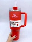 NEW Stanley 40 oz Quencher H2.0 FlowState Tumbler – Target Red Valentine’s Day Edition