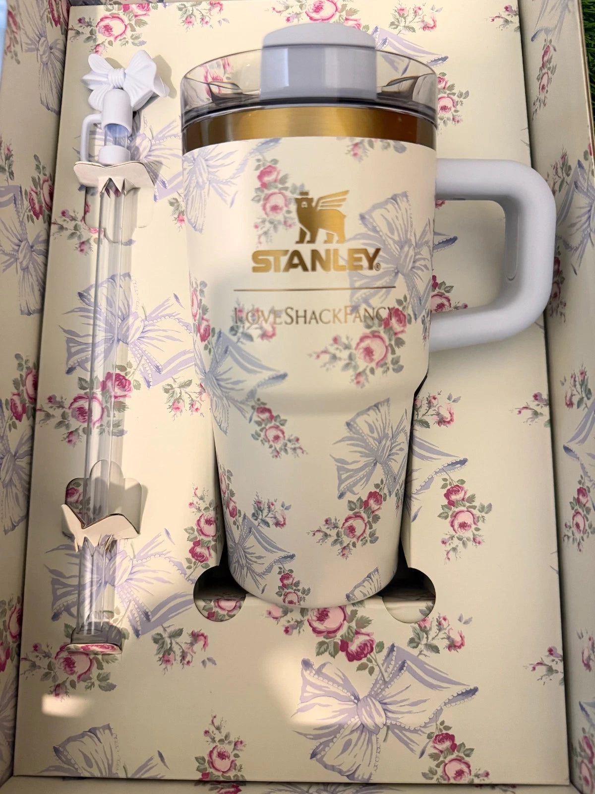 Stanley x LoveShackFancy 20oz Rosa Beaux Blue Tumbler