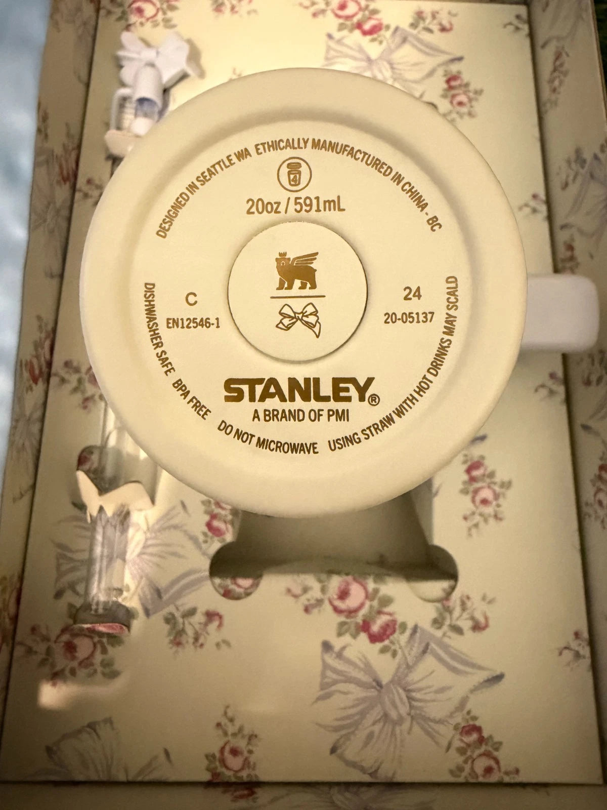 Stanley x LoveShackFancy 20oz Rosa Beaux Blue Tumbler