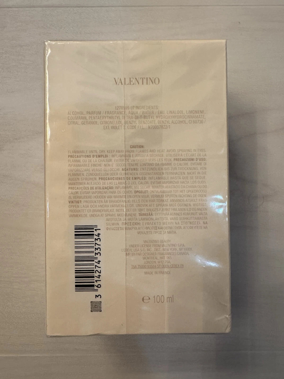 Valentino Uomo Born In Roma Ivory EDT 3.4 oz 100ml for Men