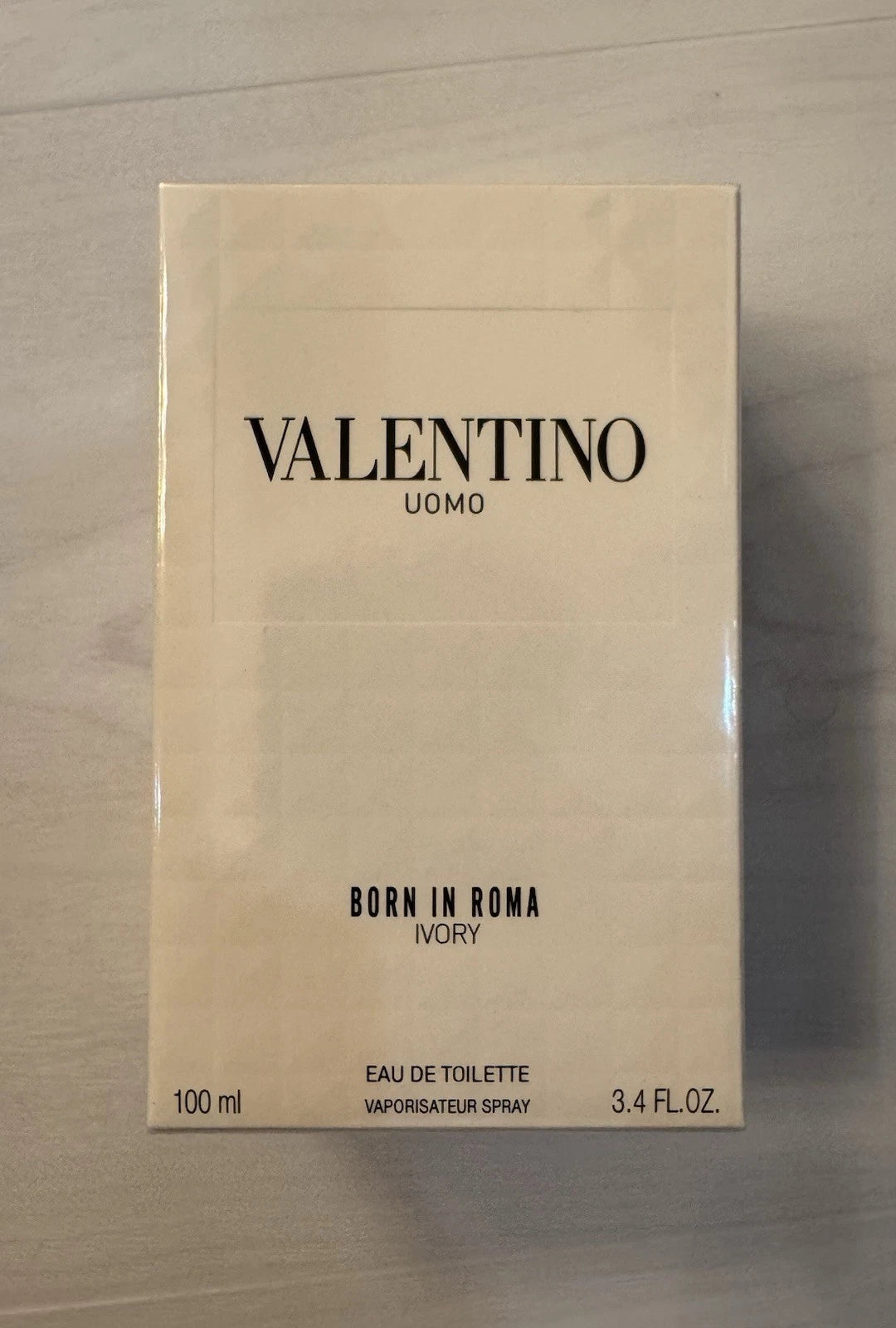 Valentino Uomo Born In Roma Ivory EDT 3.4 oz 100ml for Men