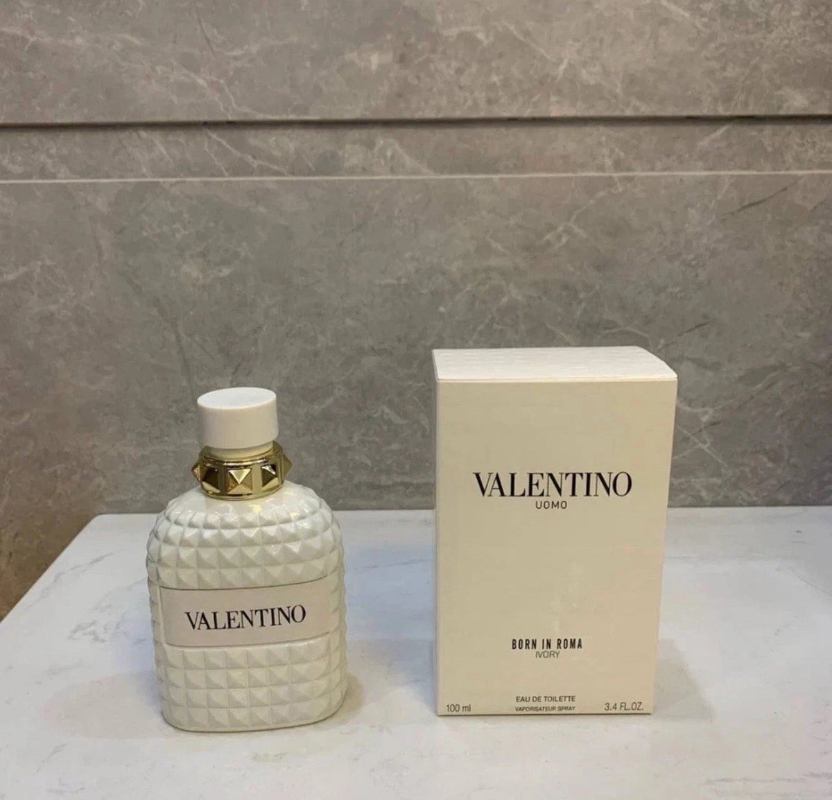 Valentino Uomo Born In Roma Ivory EDT 3.4 oz 100ml for Men